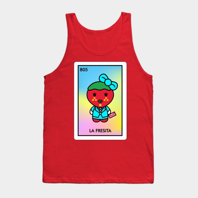 La Fresita Loteria Card Tank Top by migitos